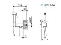 GRIFO PARA BIDE/WC BRUMA ROYALE